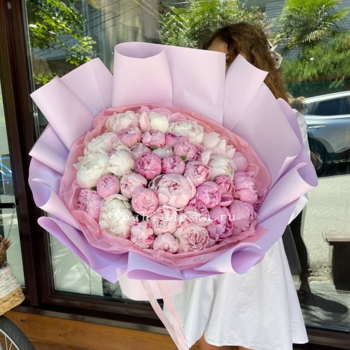 51 розовый пион в Нижнем Тагиле