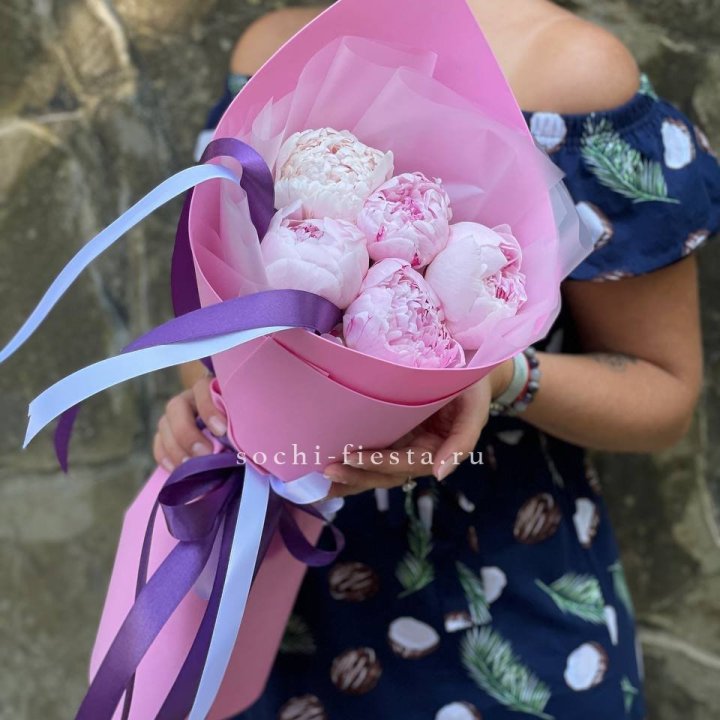 Букет пионов "НАЙ" в Нижнем Тагиле