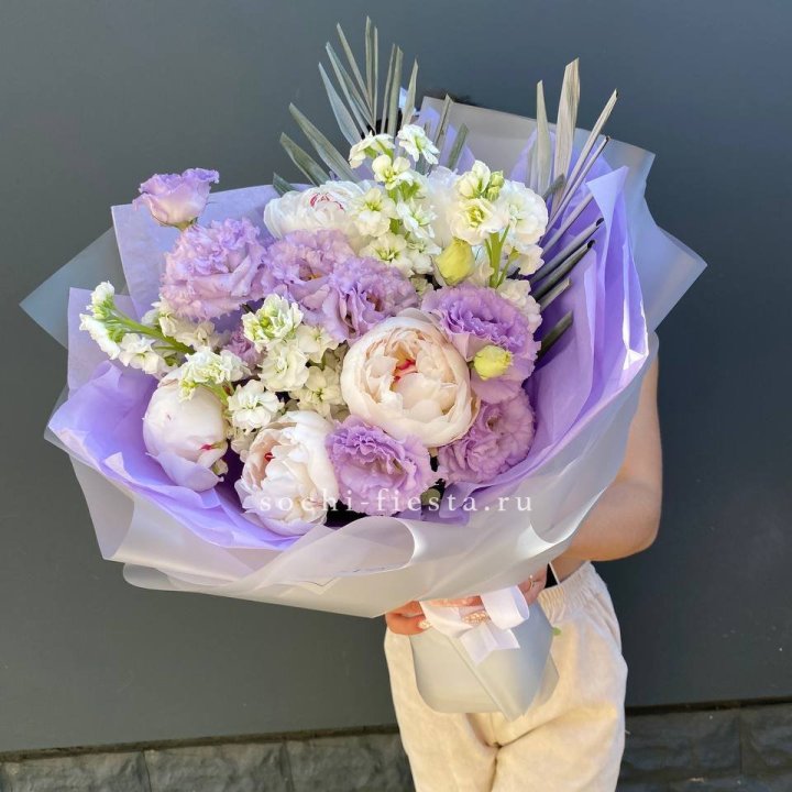  Букет "Лавандовое мороженое" в Нижнем Тагиле