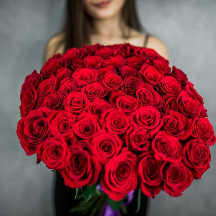 51 красная роза в Нижнем Тагиле