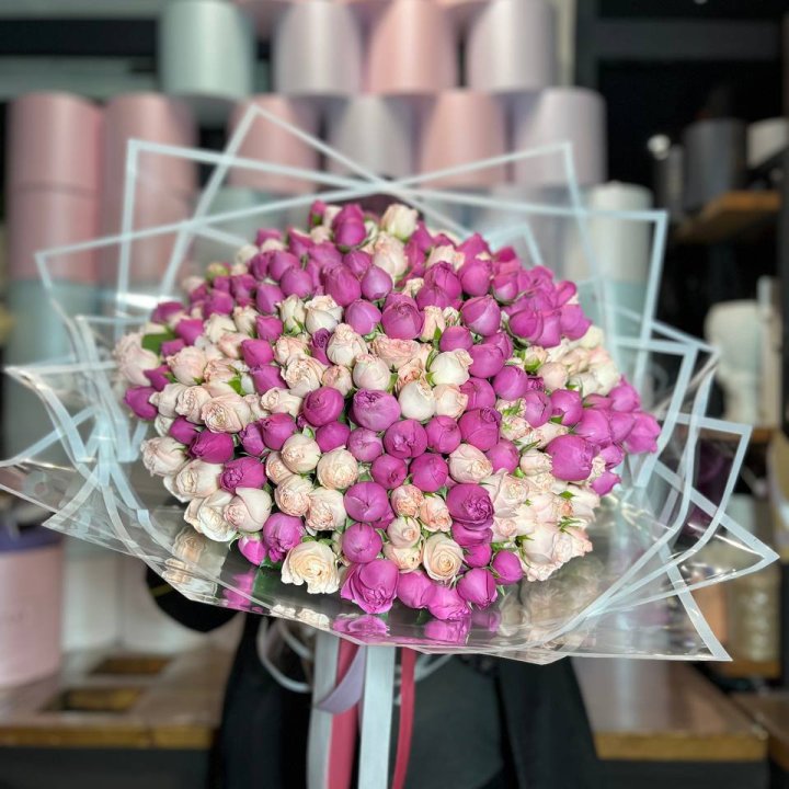 101 кустовая пионовидная роза в Нижнем Тагиле