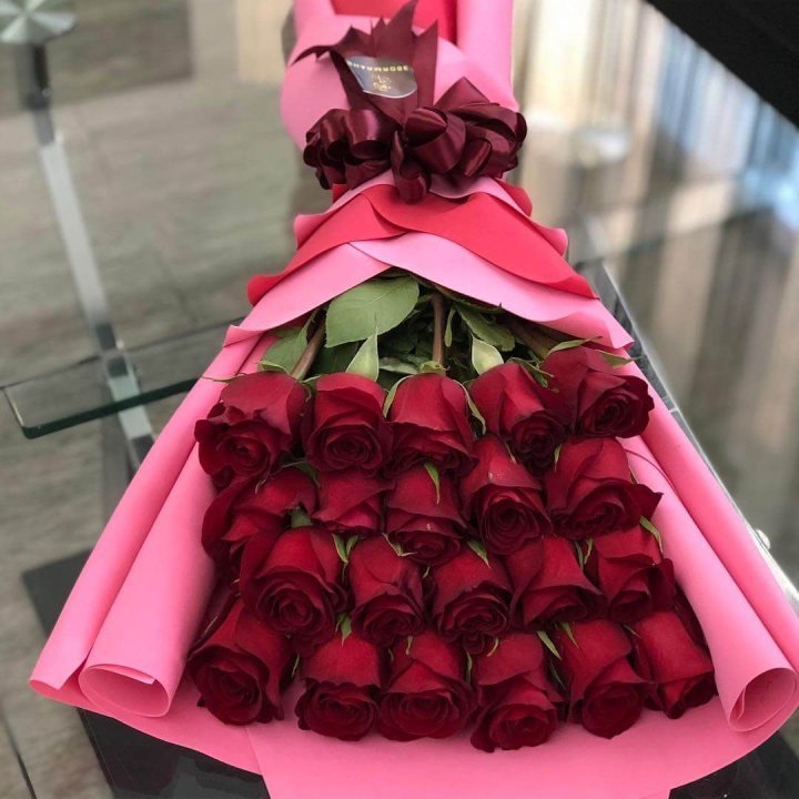 21 красная роза "Элеганс" в Нижнем Тагиле