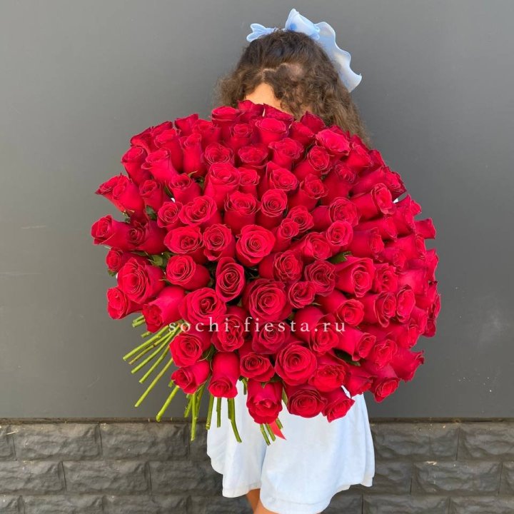 101 красная роза в Нижнем Тагиле