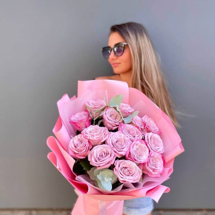 Букет розовых роз 2 в Нижнем Тагиле