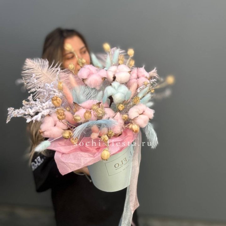 Авторский бокс с сухоцветами №2 в Нижнем Тагиле