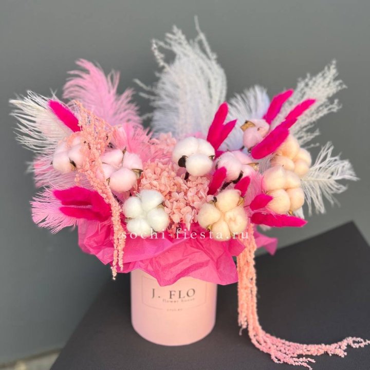 Авторский бокс с сухоцветами №1 в Нижнем Тагиле