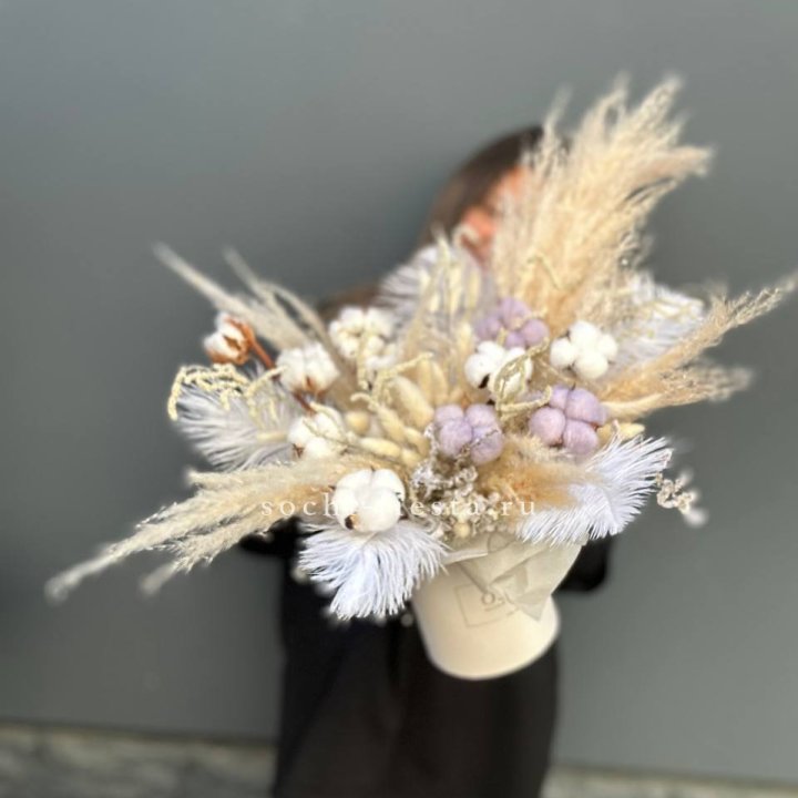 Авторский бокс с сухоцветами №3 в Нижнем Тагиле