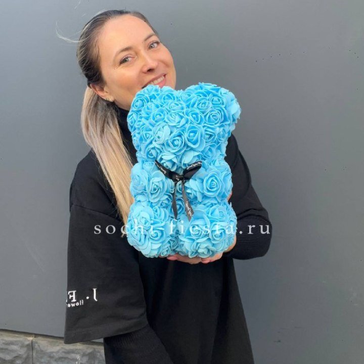 Игрушка медведь голубая в Нижнем Тагиле