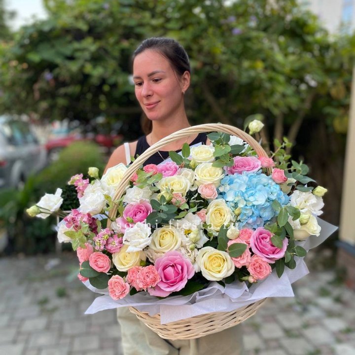 Цветочная корзина №2 в Нижнем Тагиле