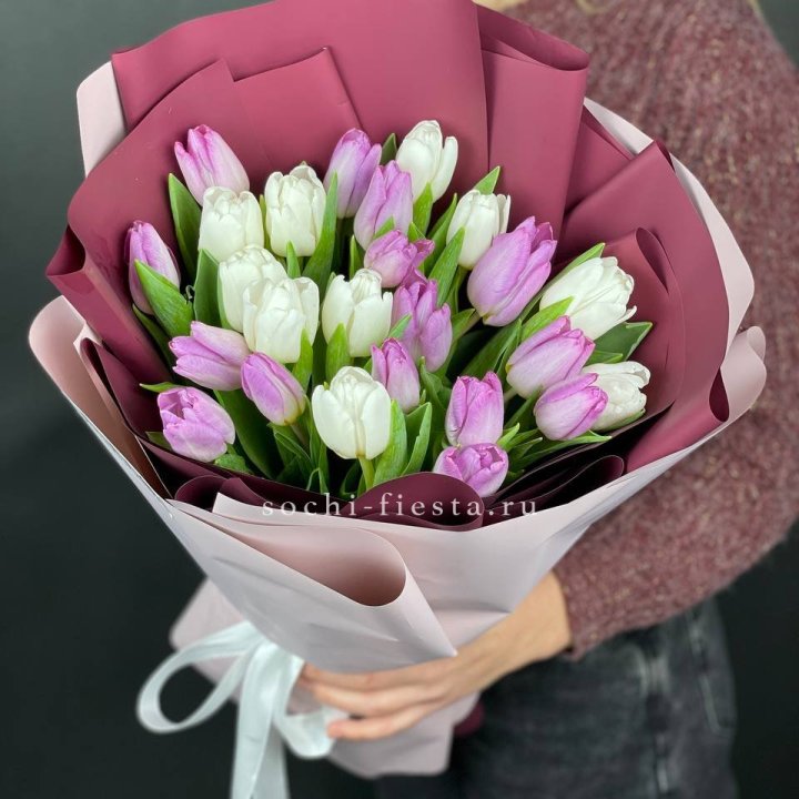 25 тюльпанов микс в Нижнем Тагиле
