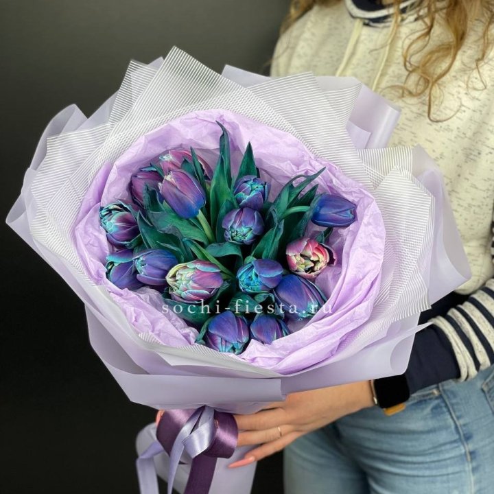 Букет тюльпанов "Пандора" в Нижнем Тагиле