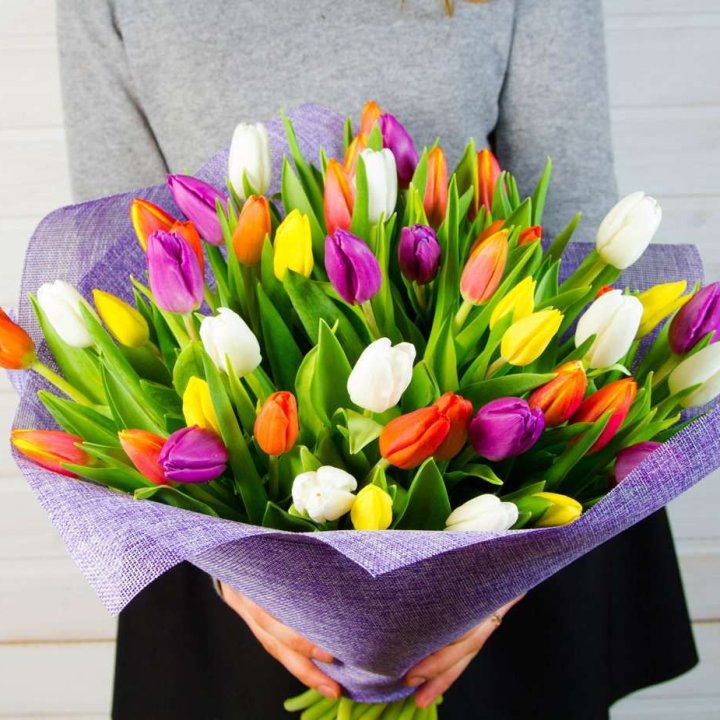 51 тюльпан "Рандом" №2 в Нижнем Тагиле