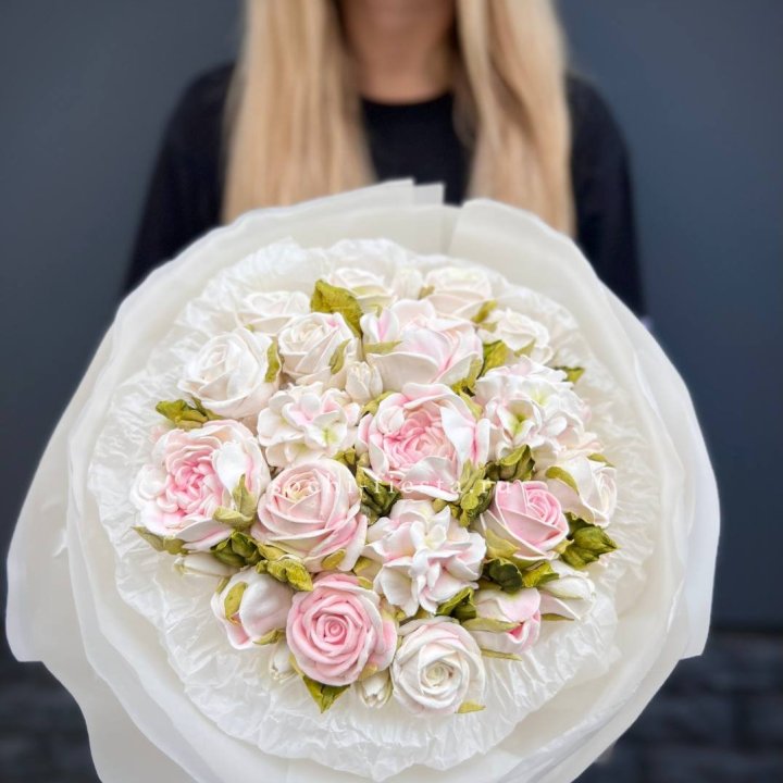 Сладкий букет из ЗЕФИРА нежный в Нижнем Тагиле